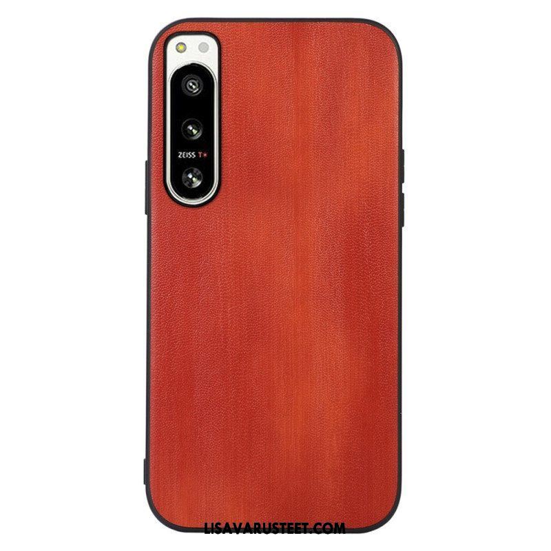 Case Sony Xperia 5 IV Teksturoitu Keinonahka