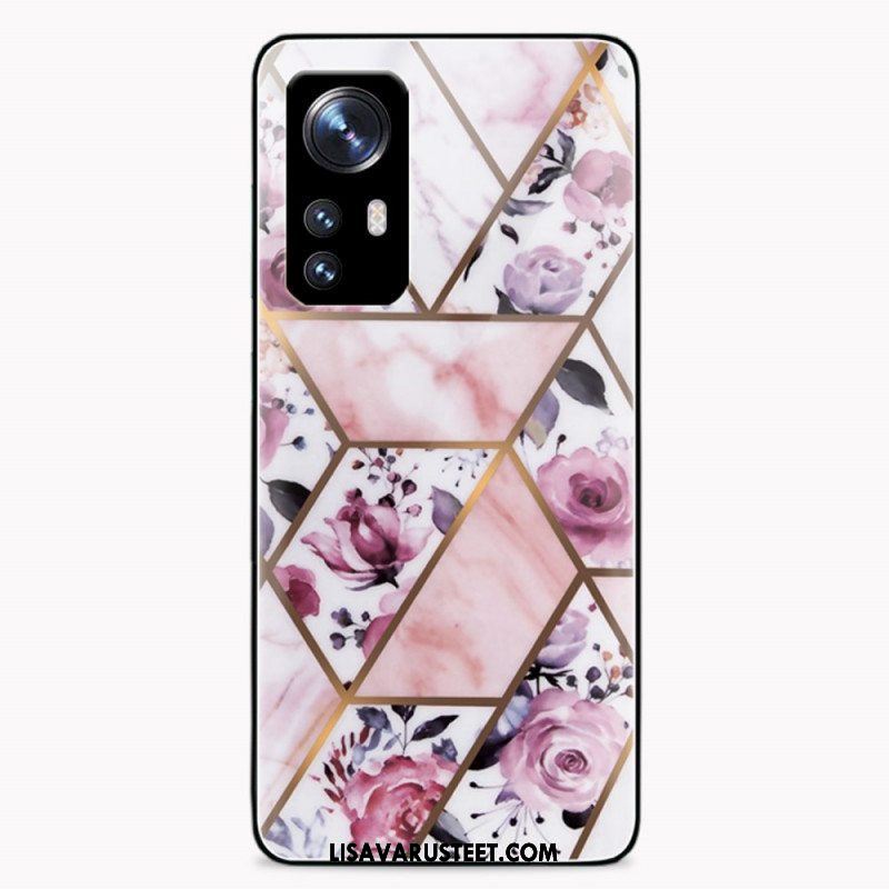 Case Xiaomi 12 / 12X Geometria Marmori Karkaistu Lasi