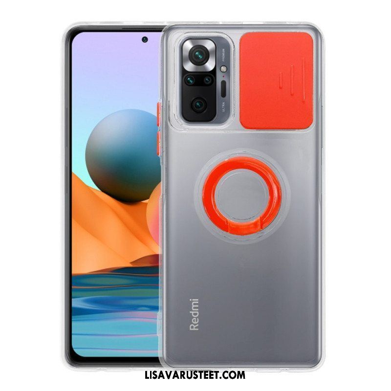 Case Xiaomi Redmi Note 10 Pro Kameran Kansi Jalustalla