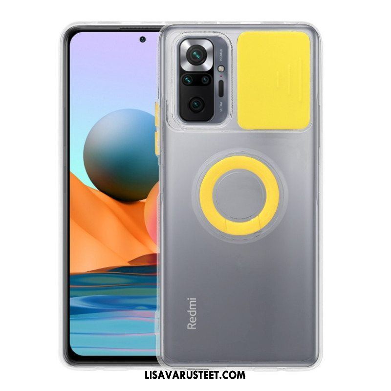 Case Xiaomi Redmi Note 10 Pro Kameran Kansi Jalustalla