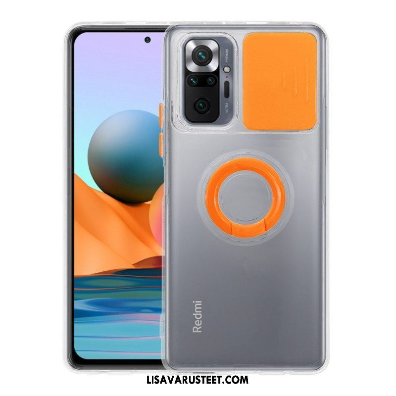 Case Xiaomi Redmi Note 10 Pro Kameran Kansi Jalustalla