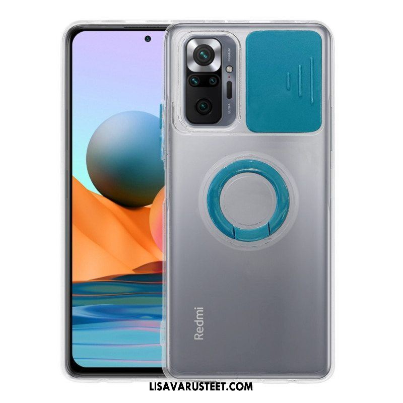 Case Xiaomi Redmi Note 10 Pro Kameran Kansi Jalustalla