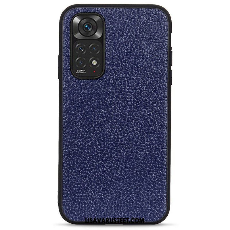 Case Xiaomi Redmi Note 11 / 11S Aitoa Litsi-nahkaa