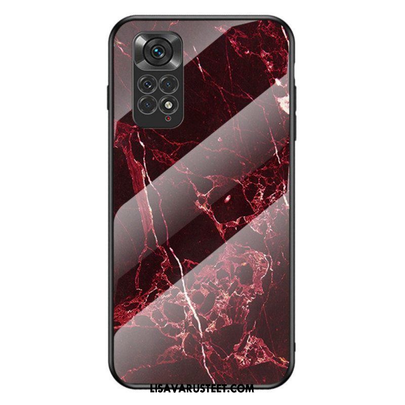 Case Xiaomi Redmi Note 11 / 11S Marmorivärit Karkaistu Lasi