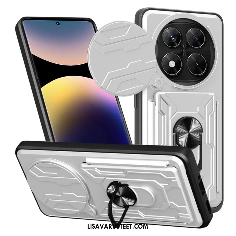 Case Xiaomi Redmi Note 14 Pro 4g Puhelinkuoret Erittäin Kestävä Jalustalla Ja Linssinsuojalla