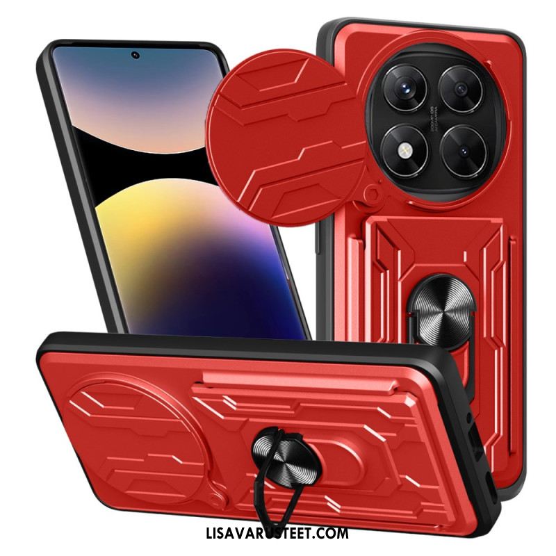 Case Xiaomi Redmi Note 14 Pro 4g Puhelinkuoret Erittäin Kestävä Jalustalla Ja Linssinsuojalla