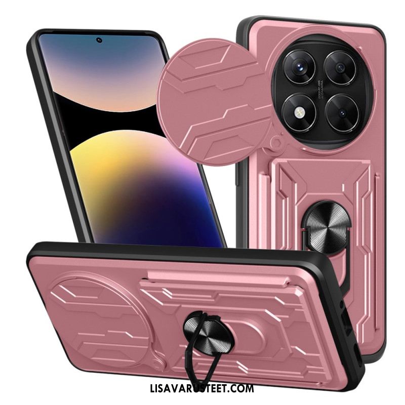 Case Xiaomi Redmi Note 14 Pro 4g Puhelinkuoret Erittäin Kestävä Jalustalla Ja Linssinsuojalla