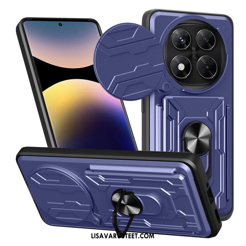 Case Xiaomi Redmi Note 14 Pro 4g Puhelinkuoret Erittäin Kestävä Jalustalla Ja Linssinsuojalla