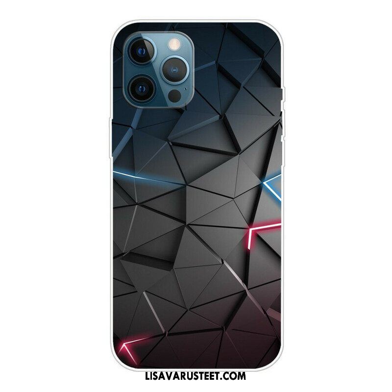 Case iPhone 13 Pro Max Joustava Geometria