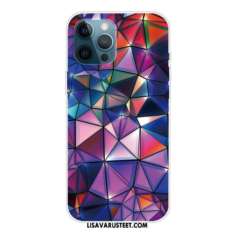 Case iPhone 13 Pro Max Joustava Geometria