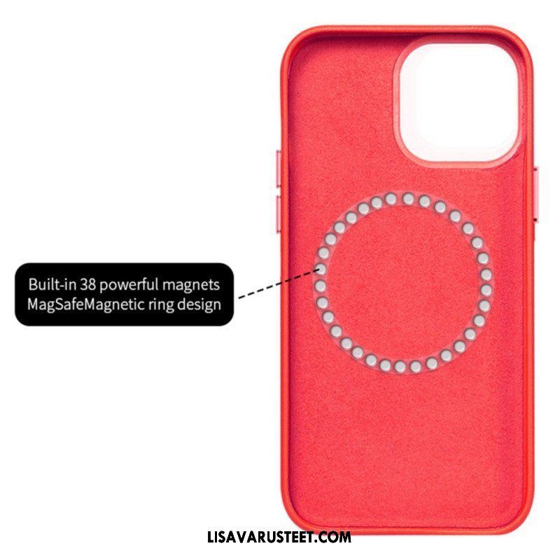 Case iPhone 14 Pro Max Magsafe-yhteensopiva Tikattu Tyyli