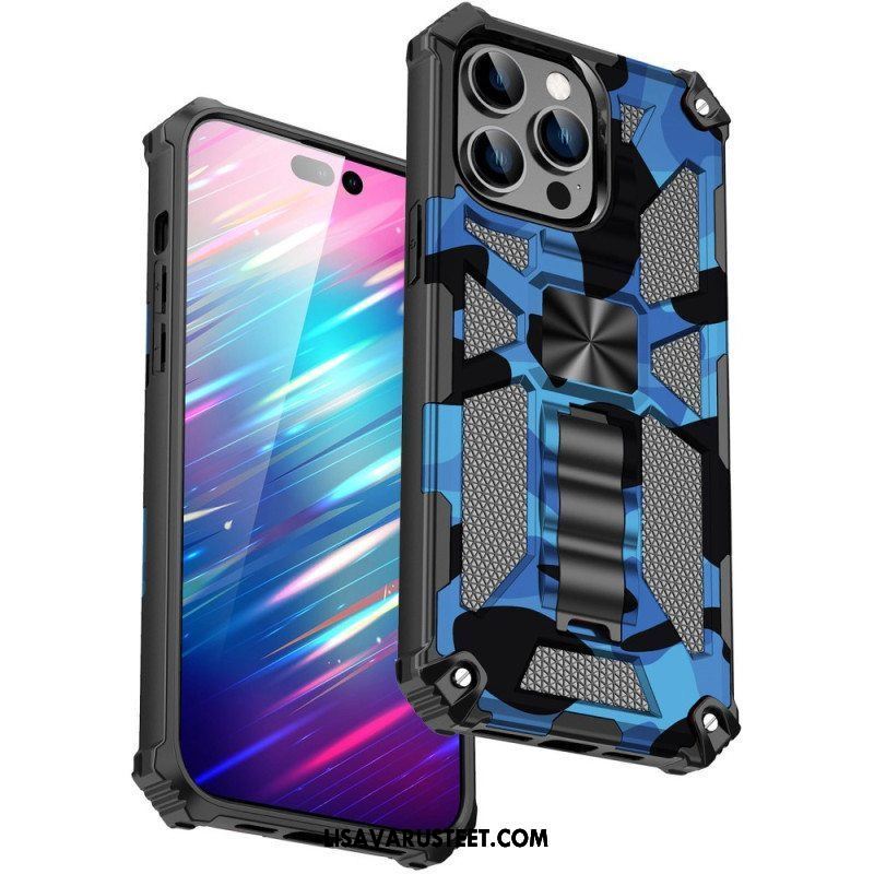 Case iPhone 14 Pro Max Naamiointi Irrotettava Tuki