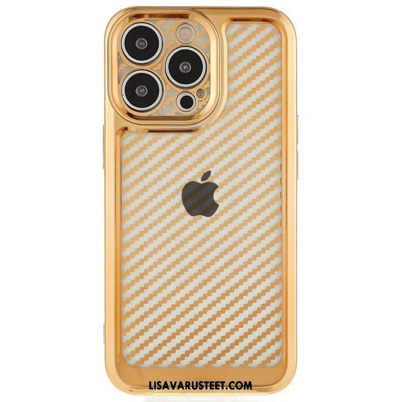Case iPhone 14 Pro Tyylikäs Hiilikuitu