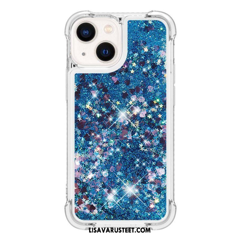 Case iPhone 15 Glitteriä