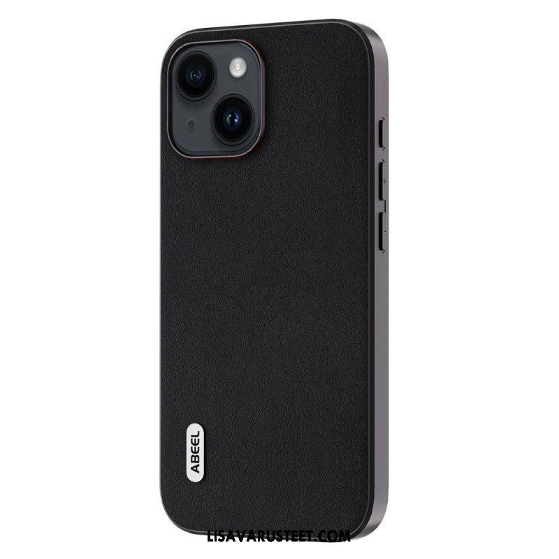 Case iPhone 15 Plus Aitoa Nappanahkaa Abeel