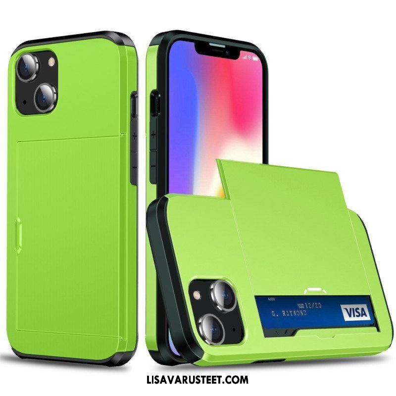 Case iPhone 15 Plus Integroitu Metallitehostekorttipidike