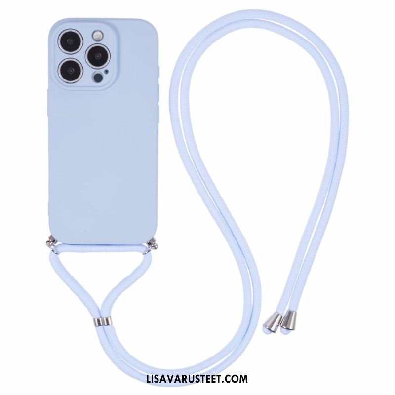 Case iPhone 16 Pro Max Puhelinkuoret Silikonijohdolla
