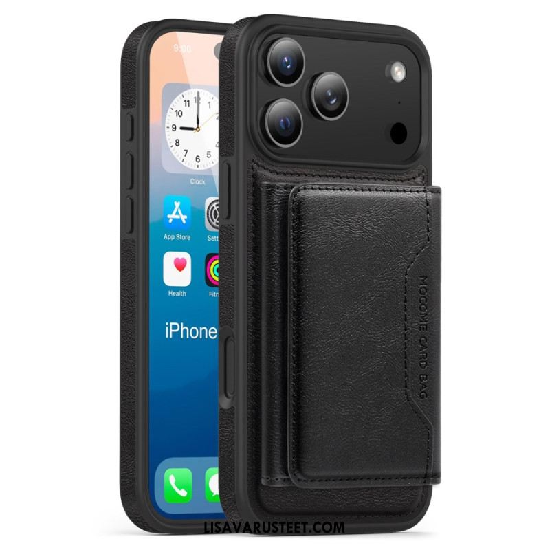Case iPhone 17 Pro Puhelinkuoret Magsafe Premium Irrotettavalla Kortilla Pidike
