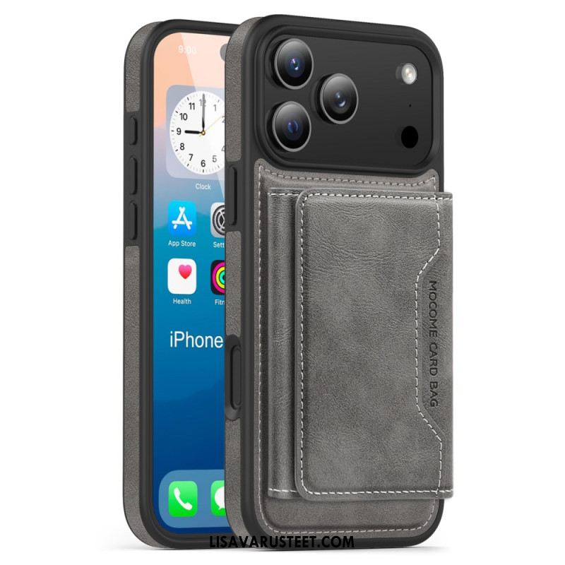 Case iPhone 17 Pro Puhelinkuoret Magsafe Premium Irrotettavalla Kortilla Pidike