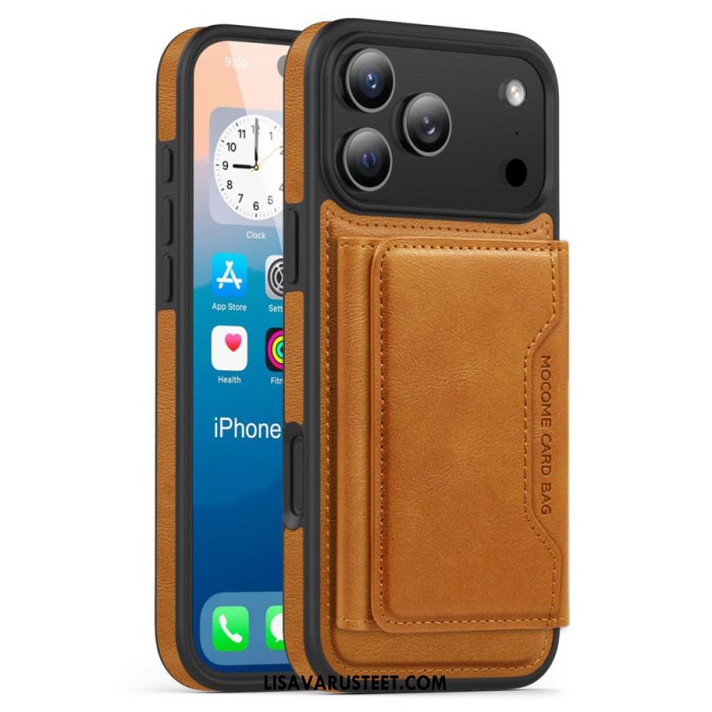 Case iPhone 17 Pro Puhelinkuoret Magsafe Premium Irrotettavalla Kortilla Pidike