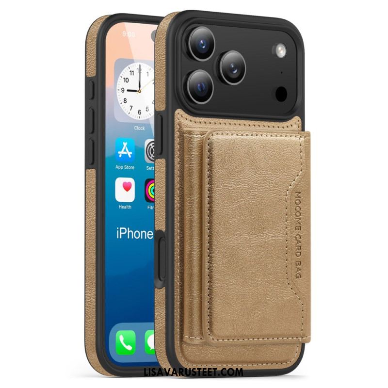 Case iPhone 17 Pro Puhelinkuoret Magsafe Premium Irrotettavalla Kortilla Pidike