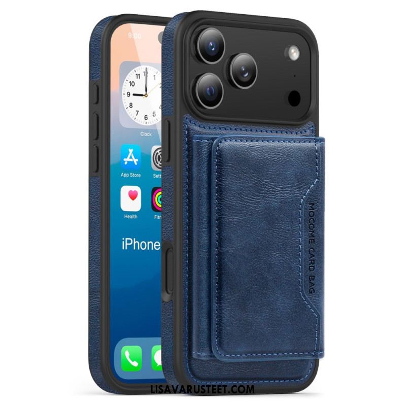 Case iPhone 17 Pro Puhelinkuoret Magsafe Premium Irrotettavalla Kortilla Pidike