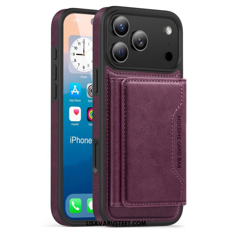 Case iPhone 17 Pro Puhelinkuoret Magsafe Premium Irrotettavalla Kortilla Pidike