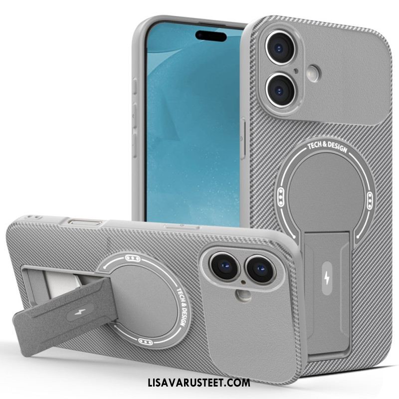 Case iPhone 17 Puhelinkuoret Erittäin Kestävä Ja Sisäänrakennettu Jalusta
