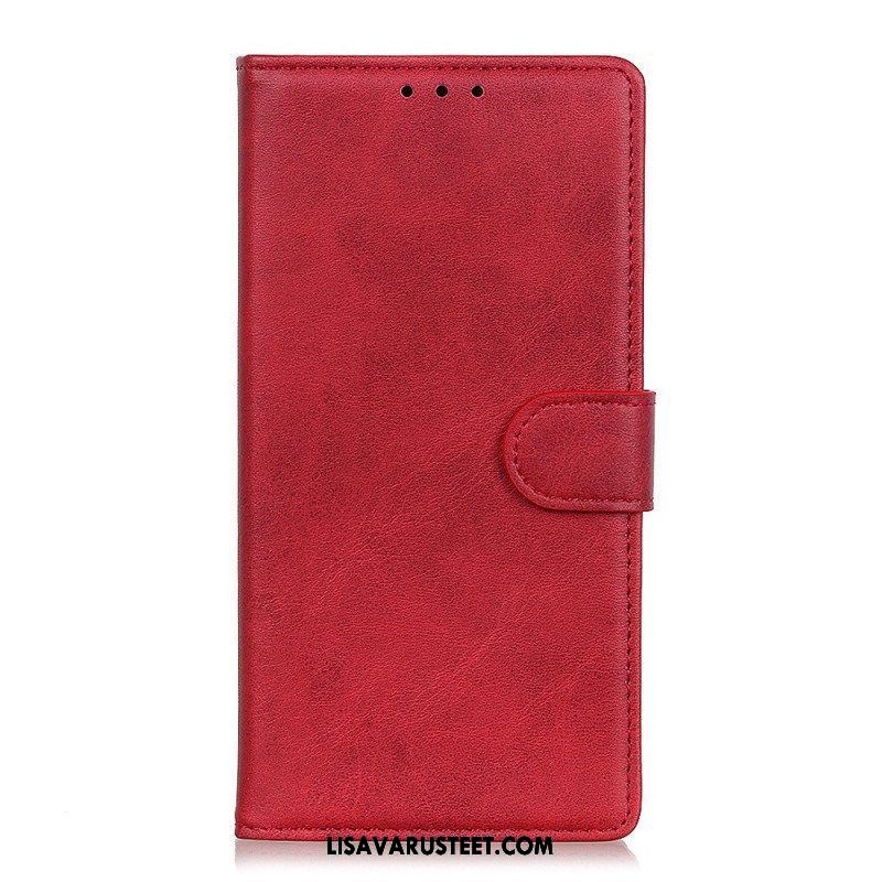 Flip Case Huawei Mate 50 Pro Matta Keinonahka