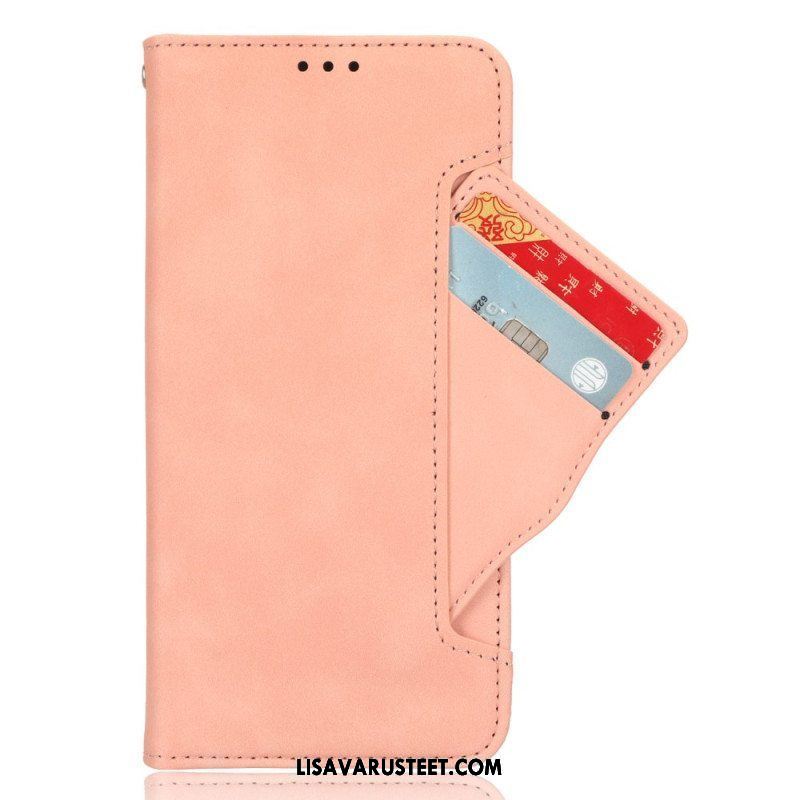 Flip Case Huawei P60 Pro Useita Kortteja