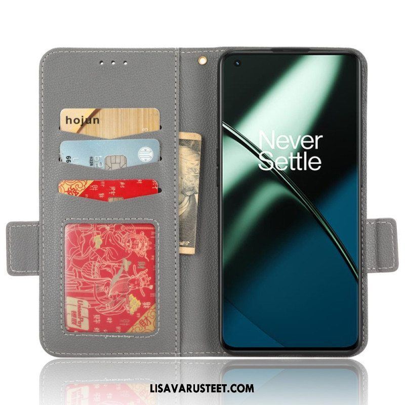Flip Case OnePlus 11 5G Kotelot Flip Flap Double Uusia Värejä