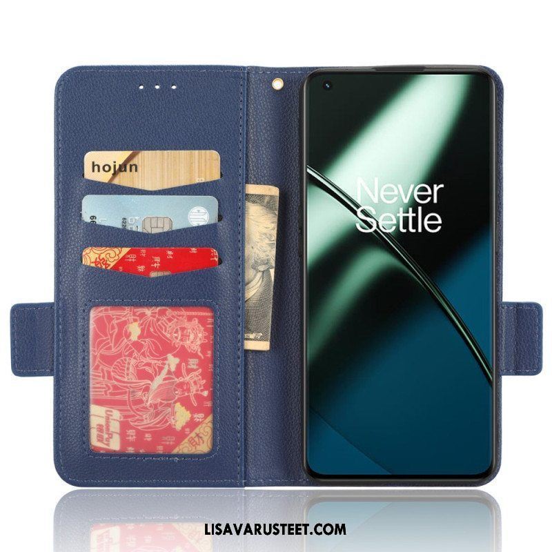 Flip Case OnePlus 11 5G Kotelot Flip Flap Double Uusia Värejä