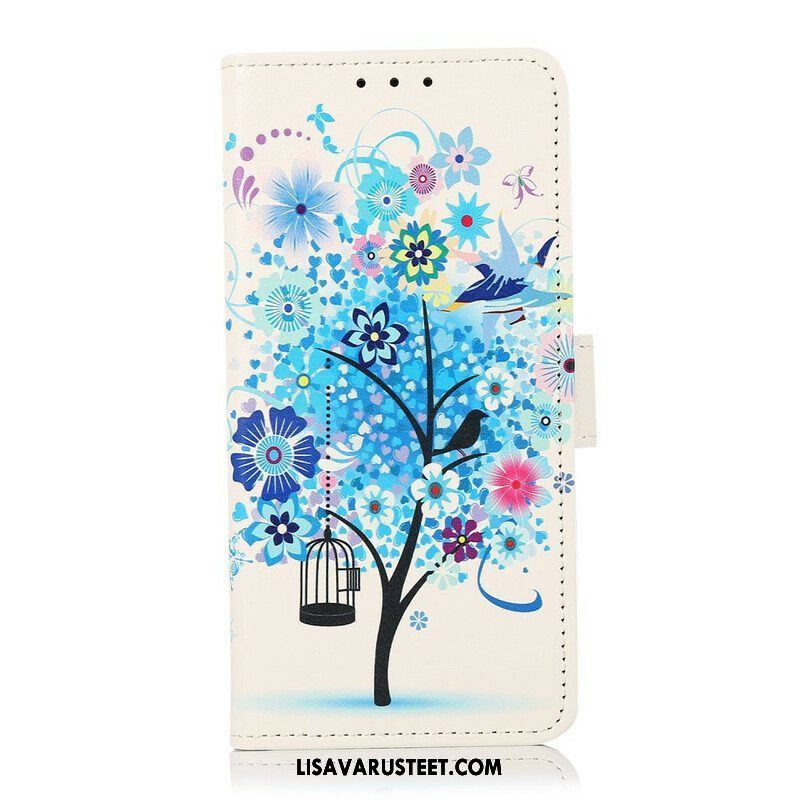 Flip Case OnePlus Nord 2 5G Kukkiva Puu