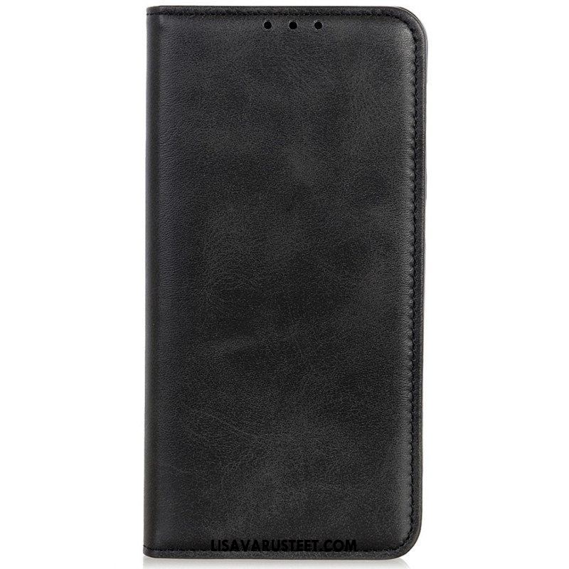 Flip Case OnePlus Nord 2T 5G Halkaistu Nahka