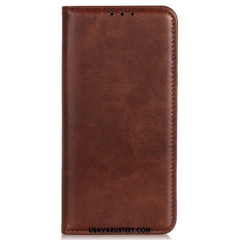 Flip Case OnePlus Nord 2T 5G Halkaistu Nahka