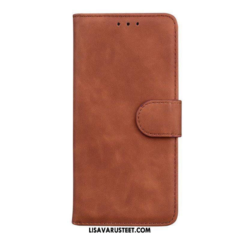 Flip Case OnePlus Nord CE 2 5G Keinonahka Pastelli