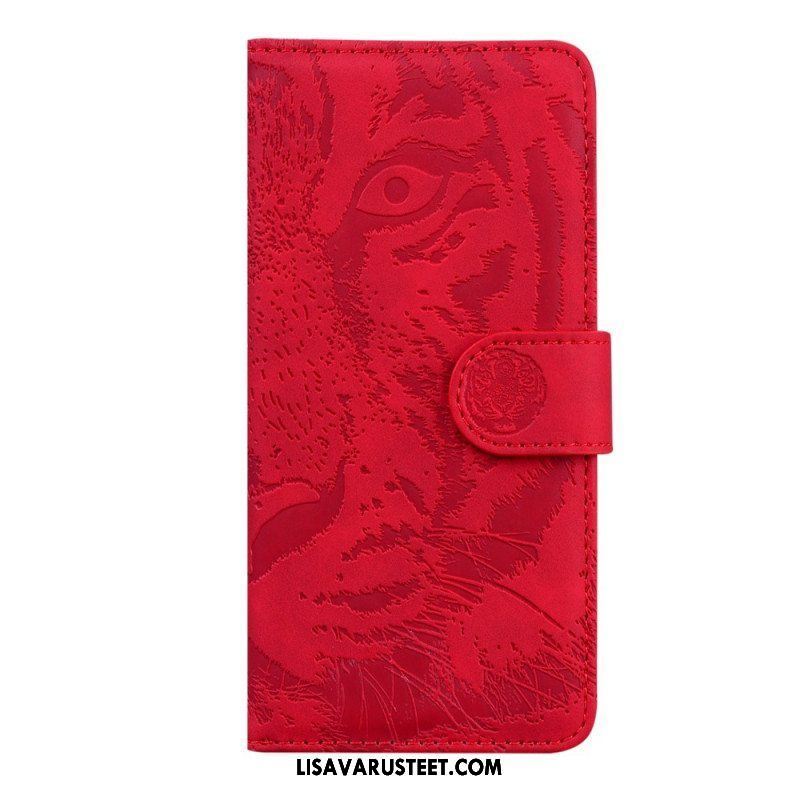 Flip Case OnePlus Nord CE 2 5G Naamioitu Tiikeri