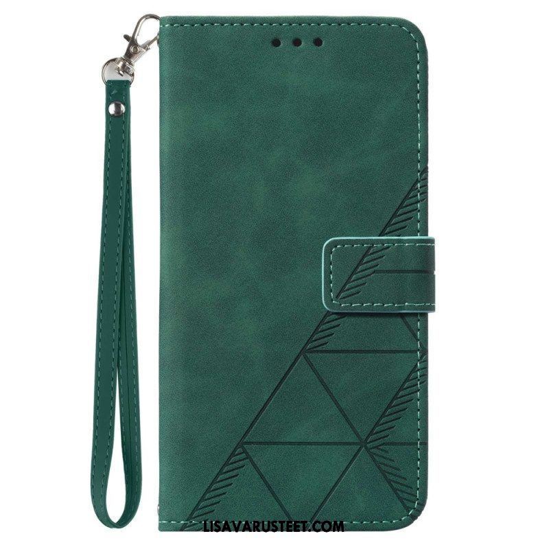 Flip Case OnePlus Nord CE 3 Lite 5G Suojaketju Kuori Hihnan Kolmiot