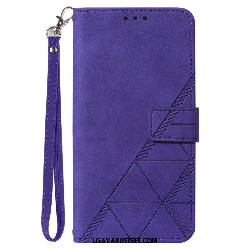 Flip Case OnePlus Nord CE 3 Lite 5G Suojaketju Kuori Hihnan Kolmiot