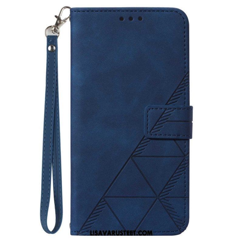 Flip Case OnePlus Nord CE 3 Lite 5G Suojaketju Kuori Hihnan Kolmiot