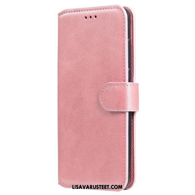 Flip Case Oppo Find X5 Lite Keinonahka