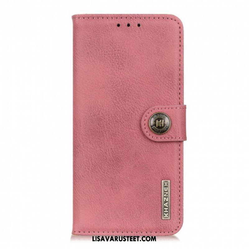 Flip Case Oppo Reno 6 5G Keinonahka Khazneh