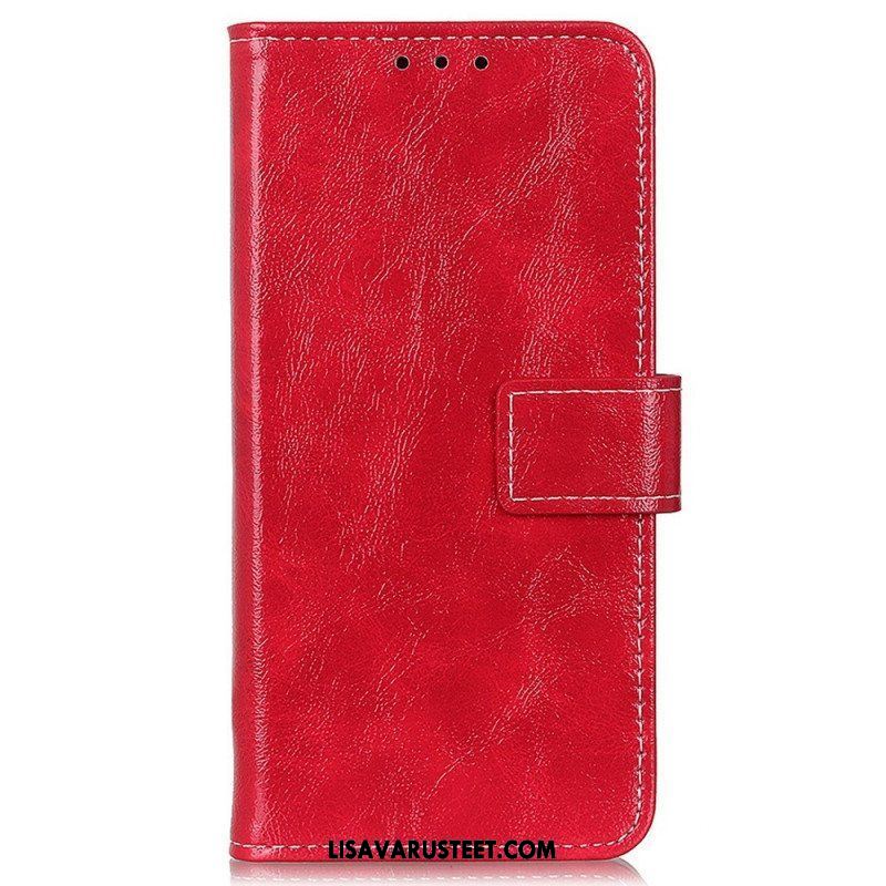 Flip Case Oppo Reno 7 Lakattu Saumoilla