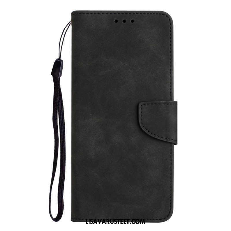 Flip Case Samsung Galaxy A13 Suojaketju Kuori Strappy Vintage Style