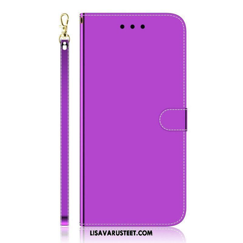 Flip Case Samsung Galaxy A53 5G Keinonahkainen Peilin Kansi