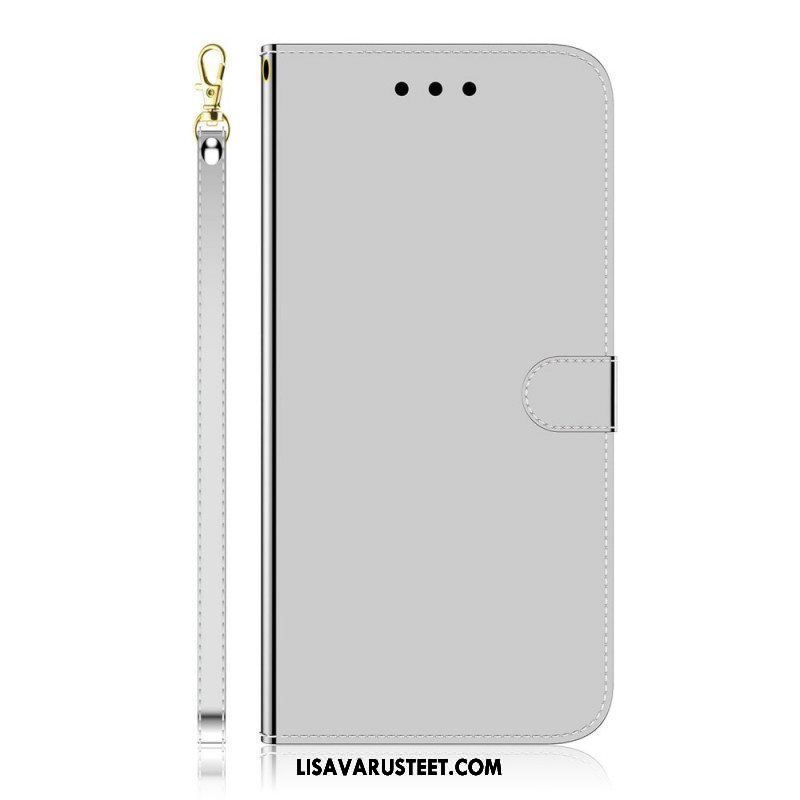 Flip Case Samsung Galaxy A53 5G Keinonahkainen Peilin Kansi