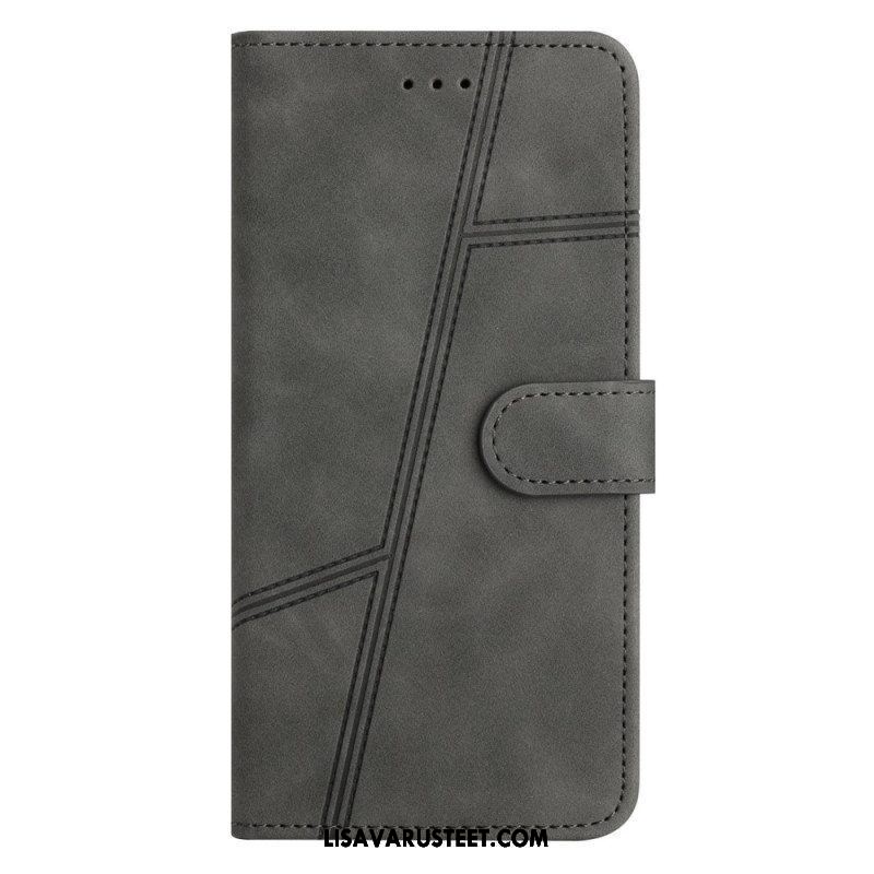 Flip Case Samsung Galaxy A53 5G Suojaketju Kuori Lanyard Lines