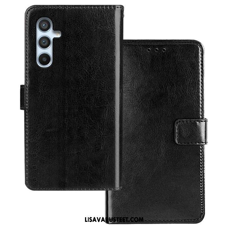 Flip Case Samsung Galaxy A54 5G Nahkajäljitelmä Idewei