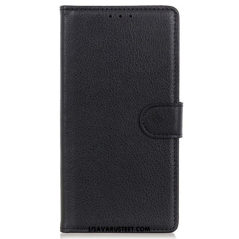 Flip Case Samsung Galaxy M13 Perinteinen Keinonahka