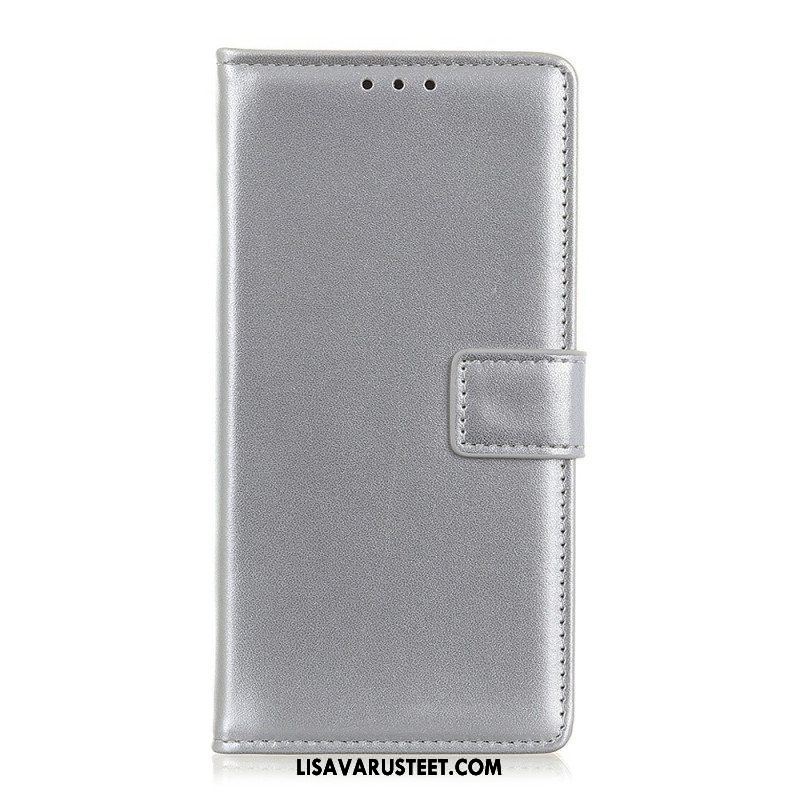 Flip Case Samsung Galaxy M13 Tavallista Keinonahkaa